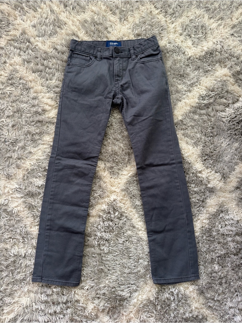 Old Navy Dark Gray Slim Straight Pants